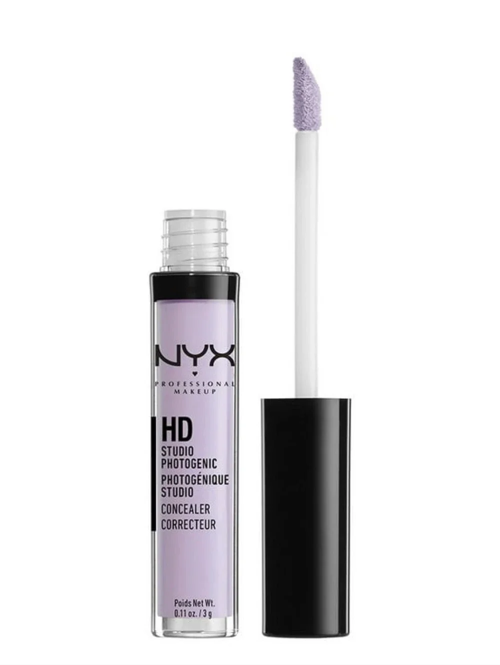 3 x NYX HD Studio Photogenic Concealer Wand, CW11 Lavender